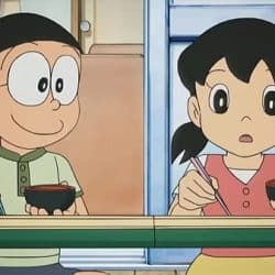 Parodia porno hentai de nobita masturbándose en Doraemon